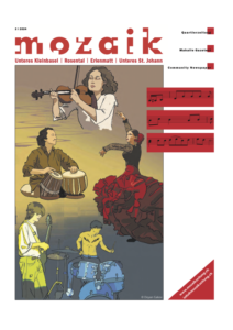 Titelblatt der mozaik-Ausgabe 2 2024 zum Thema Musik